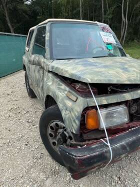 277-58216ar Suzuki 1991 1998 Sidekick Oem Front Right Door Glass Mfi