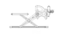 To1351191 Techpro - T2 Window Regulator