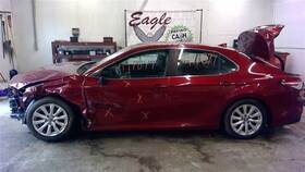 277-10090bl Toyota Camry 2018-2019 Left Front Door Glass Without Alarm System 142839
