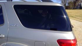 284-50465dl Toyota Driver Quarter Glass With Antenna Fits 01-07 Sequoia 296507