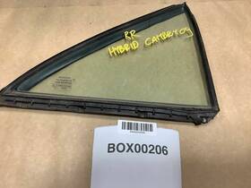 4445023926 Toyota 2009 Camry Hybrid Rear Right Passenger Side Quarter Window Glass Oem