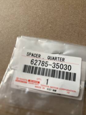 Toyota 62785-35030 Genuine Quarter Glass Spacer