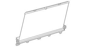 65907-08030-b0 Toyota Genuine Door Glass Sunshade
