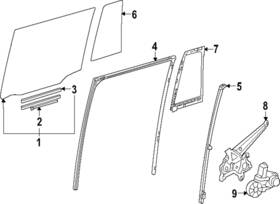 67408-60110 Toyota Genuine Guide Channel