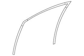 68141-02371 Toyota Genuine Run Channel
