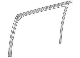 68152-08032 Toyota Genuine Window Channel 68152-08032 Toyota Genuine Window Channel