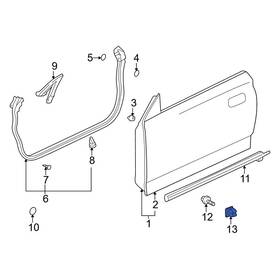 9018904118 Toyota Oe For Celica 00-05 Outer Door Window Belt Weatherstrip Clip