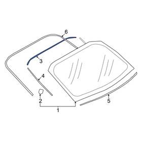 Su00309462 Toyota Oe For Gr86 2022-2024 Upper Back Glass Insulator