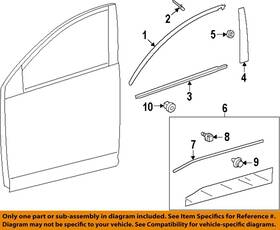 757100r050 Toyota Oem 19-23 Rav4 Prime Front Door Exterior Trim-belt Molding 757100r050 Toyota Oem 19-23 Rav4 Prime Front Door Exterior Trim-belt Molding