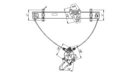 660107 Tyc Power Window Motor And Regulator Assembly Fits 01-05 Honda Civic
