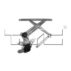 660183 Tyc Power Window Motor And Regulator Assembly