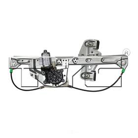 660266 Tyc Power Window Motor And Regulator Assembly Fits 00-05 Cadillac Deville