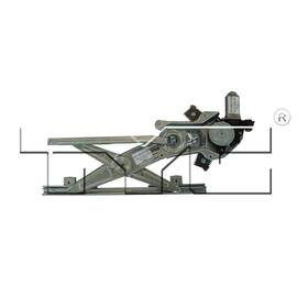 660274 Tyc Power Window Regulator With Motor For 05-10 Chevy Cobalt Sedan Front Driver Left