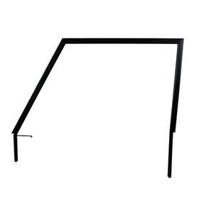 110479 United Pacific Door Window Frame Driver Side Black Steel Bl For Ford