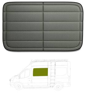 Ss380-4s-c-1 Vanncamp Extra-thick Crew Window Cover For Ram Promaster 2014-2025 Cold Weather Essential