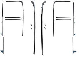 B7c-45983-pud Vintique Ford Pickup Truck Deluxe Window Channel Kit Does Both Doors 1957
