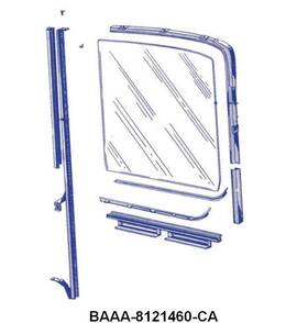 Baaa-45983-pud Vintique Ford Pickup Truck Deluxe Window Channel Kit 1953-1955