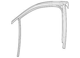 Volkswagen 11a-837-440-k-5ap Genuine Window Channel