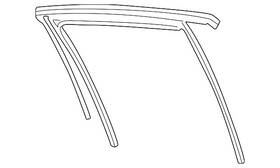 11a-839-439-l-5ap Volkswagen Genuine Window Channel 11a-839-439-l-5ap Volkswagen Genuine Window Channel
