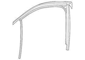 11k-837-439-a-5ap Volkswagen Genuine Window Channel
