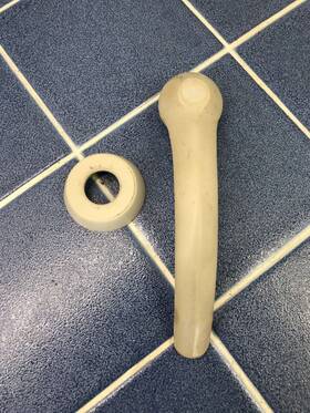 211837225 Volkswagen Vintage Vw Bus Inner Door Handle 1960-1964 Original German