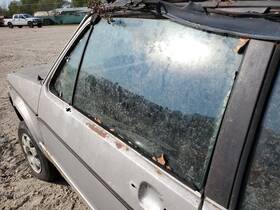 277-58129l Volkswagen 1980 1984 Rabbit Oem Convertible Front Left Door Glass