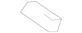 5c5-845-132 Volkswagen Genuine Windshield Spacer 5c5-845-132 Volkswagen Genuine Windshield Spacer