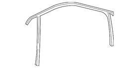 5n0-837-431-g-5ap Volkswagen Genuine Window Guide 5n0-837-431-g-5ap Volkswagen Genuine Window Guide