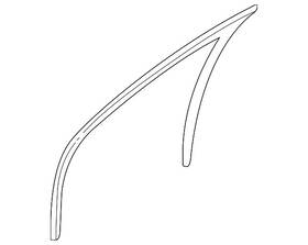 31278798 Volvo Genuine Window Channel