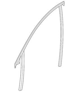 Volvo 32430960 Genuine Window Channel