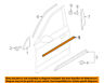 32237179 Volvo Oem 16-18 Xc90-door Window Sweep-belt Molding Weatherstrip Right