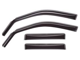 82747 Weathertech Side Window Deflectors For Mitsubishi Outlander 2014-2016 Dark Tint