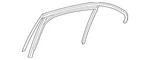 Genuine Mercedes-benz Window Guide Rail 205-735-54-00. Fixed Price $120.96.