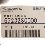 Genuine Subaru Dam 63232SC000. Fixed Price $7.78.
