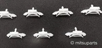 Genuine Mitsubishi Hatchback Liftgate Lower Reveal Molding Clip & Grommet Set. Fixed Price $54.75.