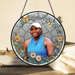 Taylor Townsend Stained Glass Suncatcher- Home Window Hanging Ornament. Fixed Price $49.99.