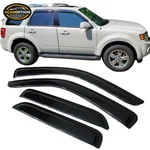 Fits 01-12 Ford Escape 08-11 Mazda Tribute Window Visors Rain Sun Guard Vent 4PC. Fixed Price $27.88.