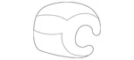 Genuine Ford Quarter Panel Glass Nut N621901-S2. Fixed Price $57.40.