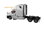 Fits 2008-2024 Freightliner Cascadia Driver Left Side Front Vent Window Glass. Fixed Price $53.99.
