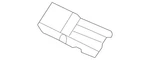 Genuine Nissan Windshield Spacer 72715-6MA0A. Fixed Price $12.65.