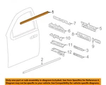 Gm Oem 14-19 Sierra 1500 Front Door Exterior Trim-belt Molding 84025008. Fixed Price $89.78.