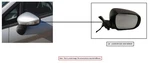 Lh Gry W/turn W/cam Mirror Textured Oem 18-21 Chevrolet Traverse 1YR Wrnty. Fixed Price $118.00.
