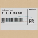 Genuine Bmw 51312996980 - Buffer Series 7 X1 X3 X4 X5 X6 Z3 Mini. Fixed Price $27.54.