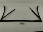 Saab 9-3 Convertible Front Windshield Frame Molding Fits 2004-2011 05 06 07. Fixed Price $38.42.