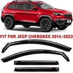 Rain Guards Vent Visors Shade For 2014-2023 Jeep Cherokee In-channel. Fixed Price $62.99.