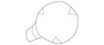 Genuine Nissan Lift Gate Glass Holder 90356-3NF0A. Fixed Price $17.04.