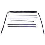 Sweep Belt & Glass Run Window Channel 8 Piece Kit For 51-54 Chevy Pickup Truck. Fixed Price $139.95.