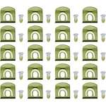 For Dodge Charger 1966-1967 Oer Rear Window Molding Clip Set. Fixed Price $36.70.