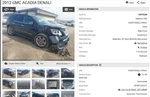 (local Pickup Only) Driver Left Quarter Glass Fits 07-12 Acadia 4545025. Fixed Price $174.90.
