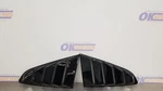 22 Ford Mustang Coupe Quarter Glass Window Louver Set Pair Black. Fixed Price $49.72.